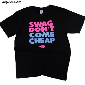 SWAG DON'T COME CHEAP 篮球运动个性潮男潮女短袖T恤训练衫纯棉