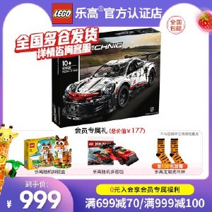 LEGO乐高保时捷911汽车模型42096机械组男孩子高难度赛车系列玩具