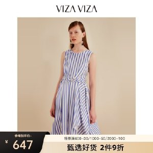 【商场同款】VIZA VIZA 2021夏季新款气质连衣裙